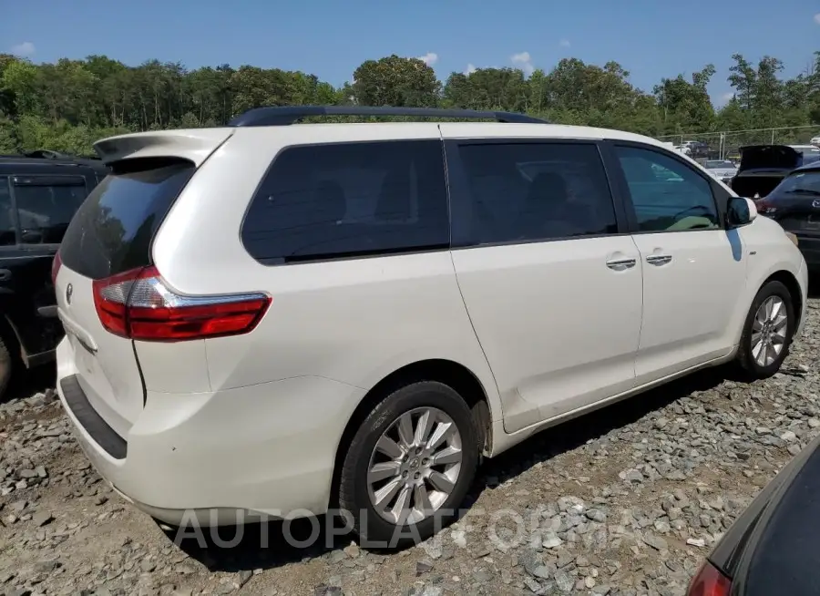 TOYOTA SIENNA XLE 2016 vin 5TDDK3DC0GS130367 from auto auction Copart