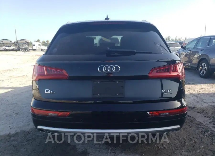 AUDI Q5 PREMIUM 2018 vin WA1BNAFY4J2036674 from auto auction Copart