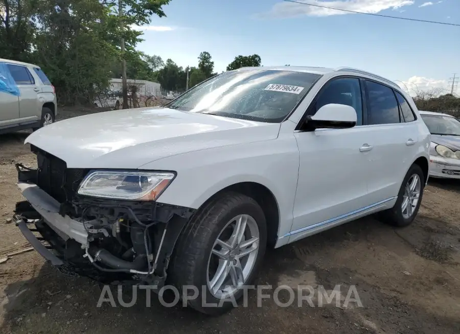 AUDI Q5 PREMIUM 2017 vin WA1L2AFP6HA015216 from auto auction Copart