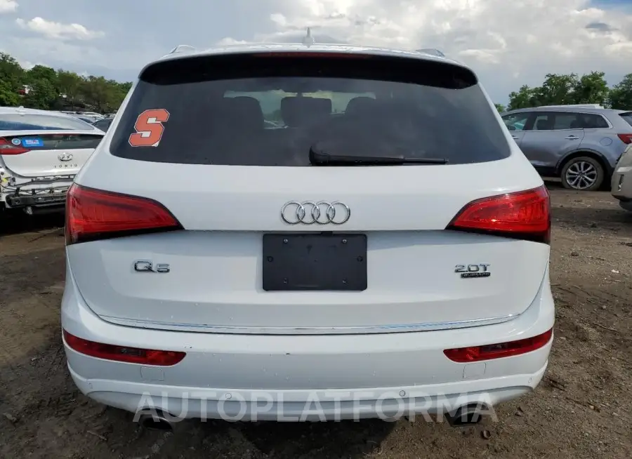 AUDI Q5 PREMIUM 2017 vin WA1L2AFP6HA015216 from auto auction Copart