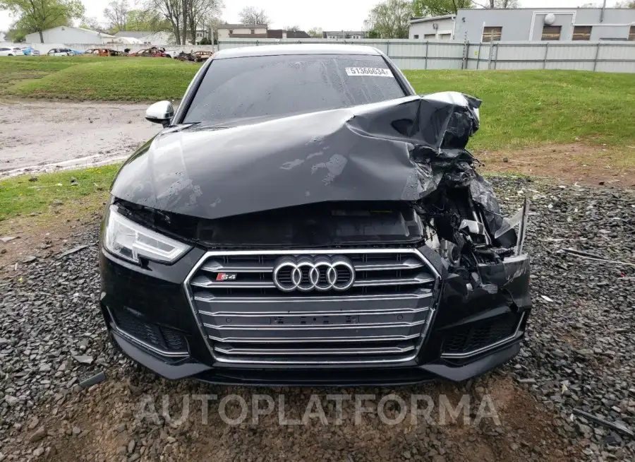 AUDI S4 PREMIUM 2018 vin WAUB4AF48JA167700 from auto auction Copart