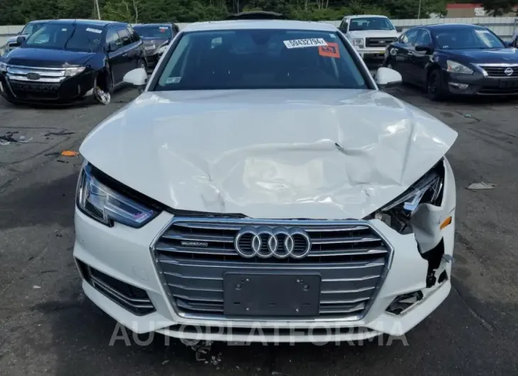 AUDI A4 PREMIUM 2018 vin WAUENAF44JA124367 from auto auction Copart