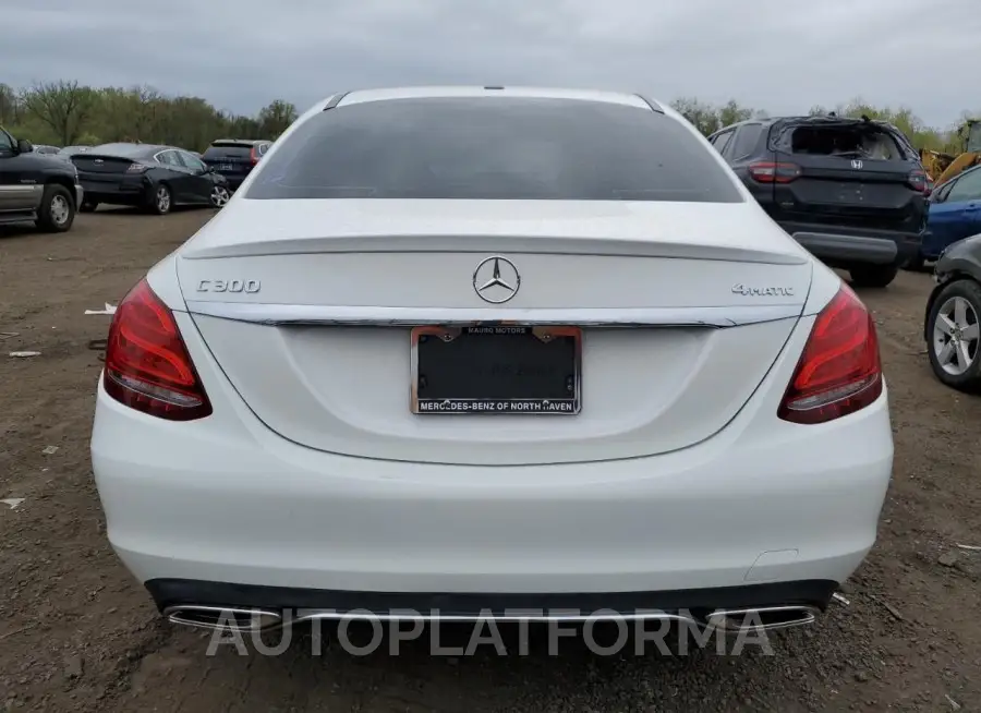 MERCEDES-BENZ C 300 4MAT 2018 vin 55SWF4KB4JU271935 from auto auction Copart