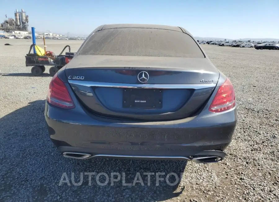 MERCEDES-BENZ C 300 4MAT 2015 vin 55SWF4KBXFU013703 from auto auction Copart