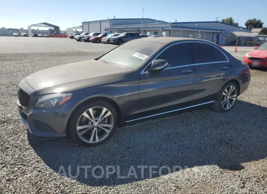 MERCEDES-BENZ C 300 4MAT 2015 vin 55SWF4KBXFU013703 from auto auction Copart