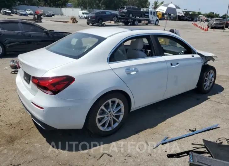 MERCEDES-BENZ A 220 2022 vin W1K3G4EB6NJ343056 from auto auction Copart