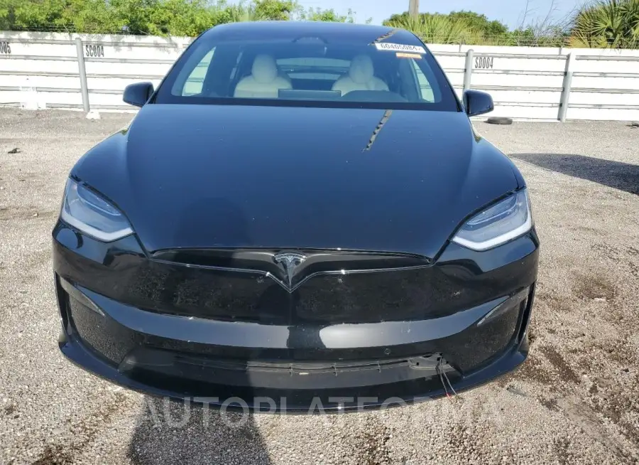 TESLA MODEL X 2022 vin 7SAXCBE66NF333670 from auto auction Copart