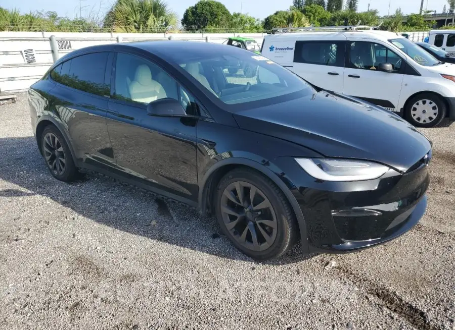 TESLA MODEL X 2022 vin 7SAXCBE66NF333670 from auto auction Copart