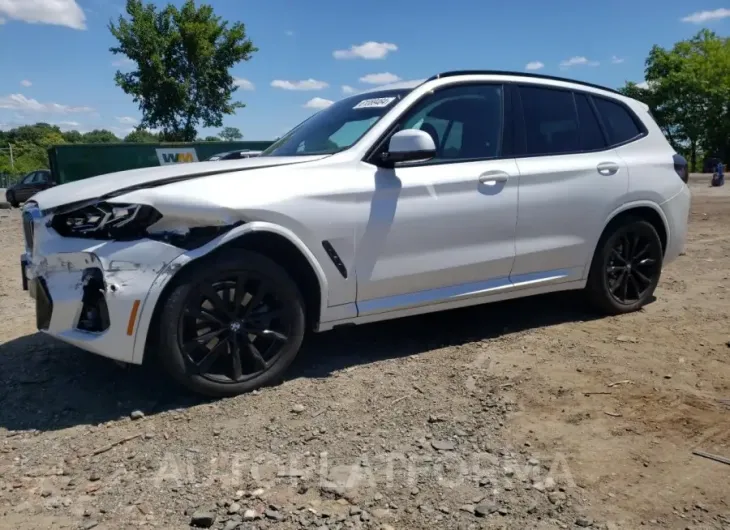 BMW X3 SDRIVE3 2023 vin 5UX43DP05P9T06041 from auto auction Copart