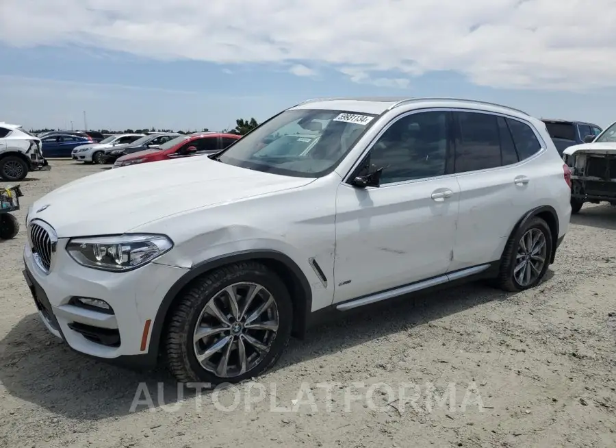 BMW X3 XDRIVE3 2018 vin 5UXTR9C58JLD66725 from auto auction Copart