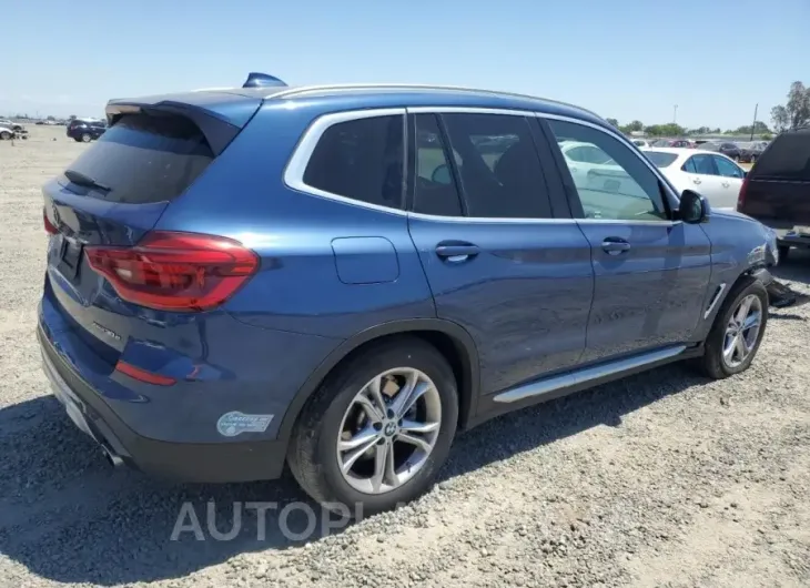 BMW X3 XDRIVE3 2021 vin 5UXTS1C03M9F86205 from auto auction Copart