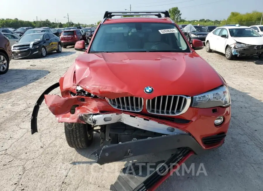 BMW X3 XDRIVE2 2016 vin 5UXWX9C52G0D76731 from auto auction Copart