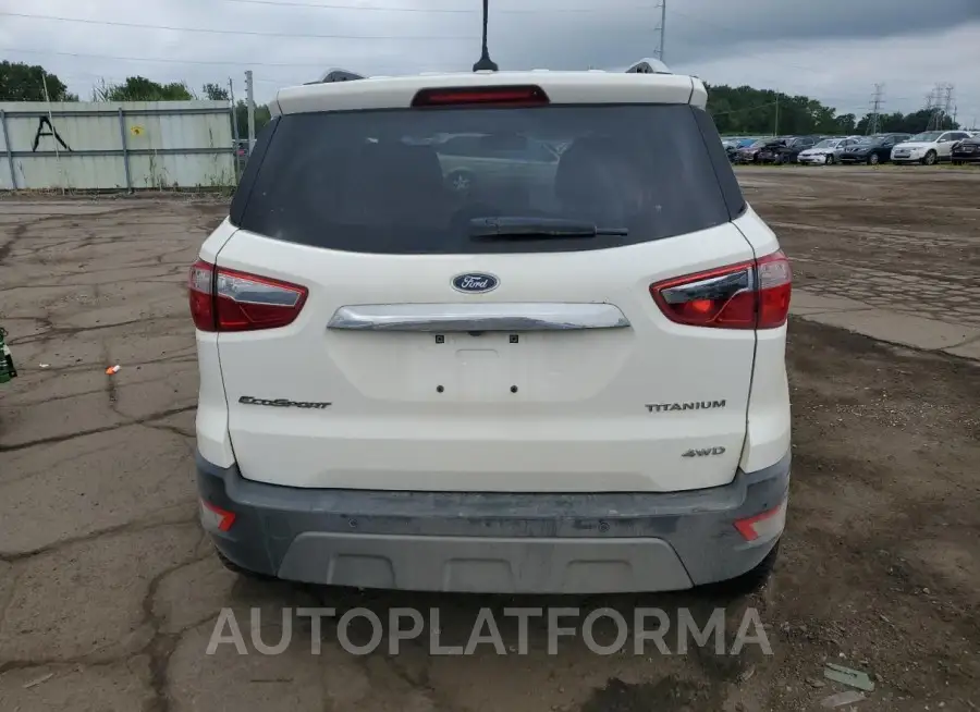 FORD ECOSPORT T 2018 vin MAJ6P1WL9JC176256 from auto auction Copart