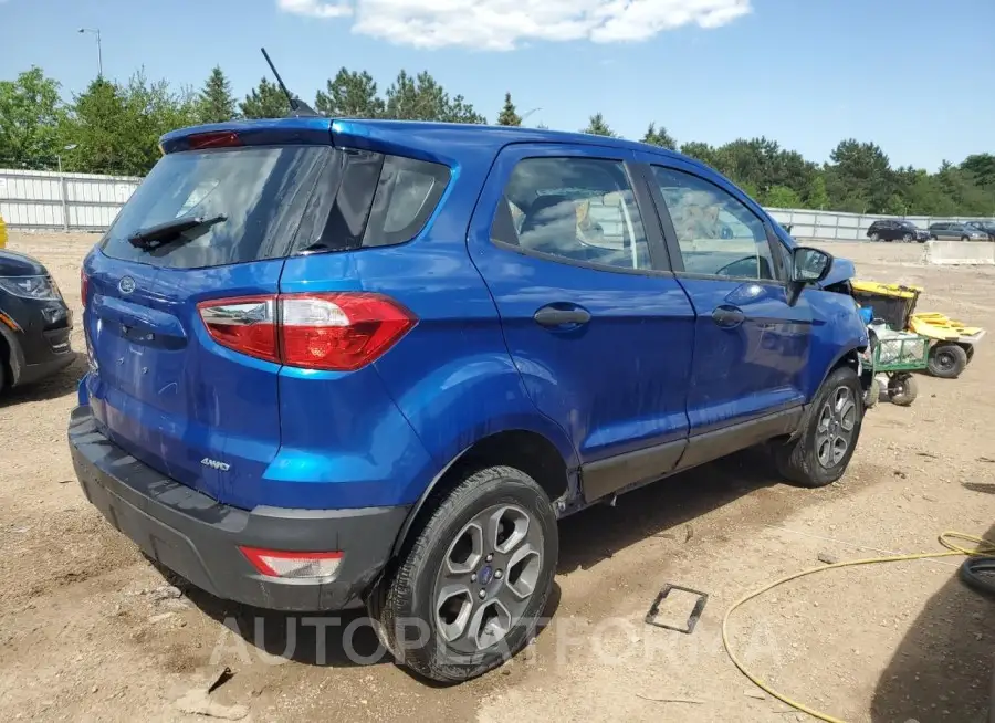 FORD ECOSPORT S 2022 vin MAJ6S3FL0NC467678 from auto auction Copart