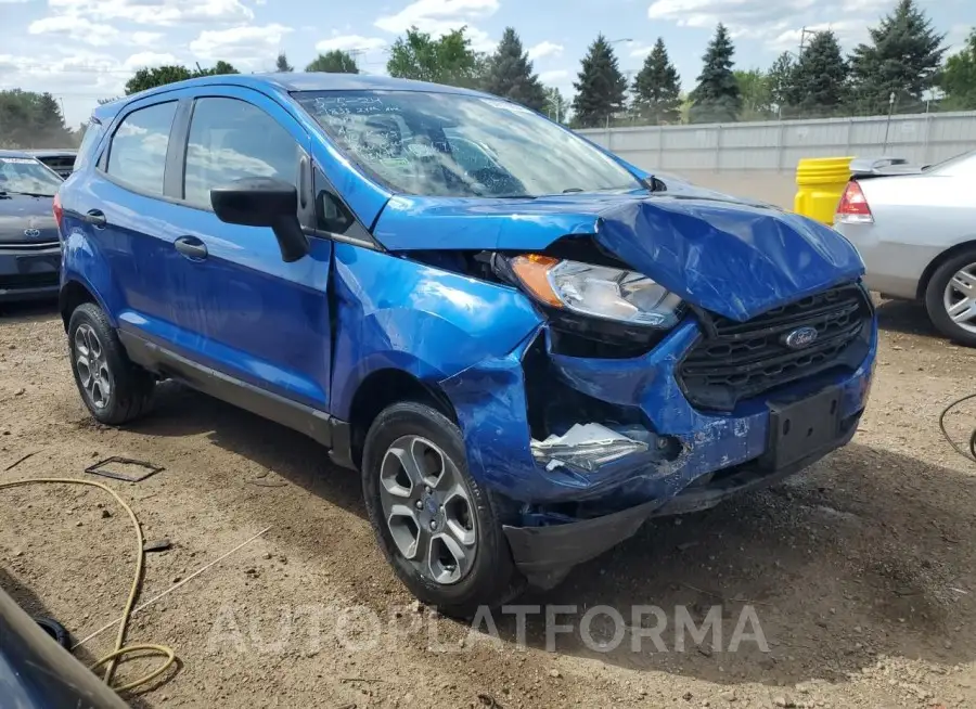 FORD ECOSPORT S 2022 vin MAJ6S3FL0NC467678 from auto auction Copart