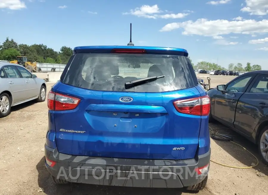 FORD ECOSPORT S 2022 vin MAJ6S3FL0NC467678 from auto auction Copart