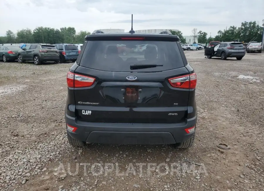 FORD ECOSPORT S 2020 vin MAJ6S3GL4LC317942 from auto auction Copart