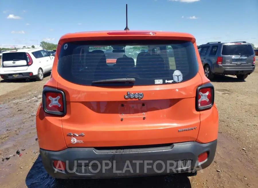 JEEP RENEGADE S 2017 vin ZACCJBAB2HPG37595 from auto auction Copart