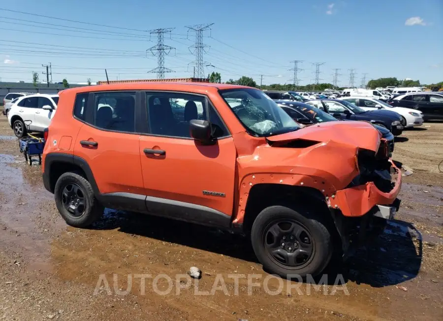 JEEP RENEGADE S 2017 vin ZACCJBAB2HPG37595 from auto auction Copart