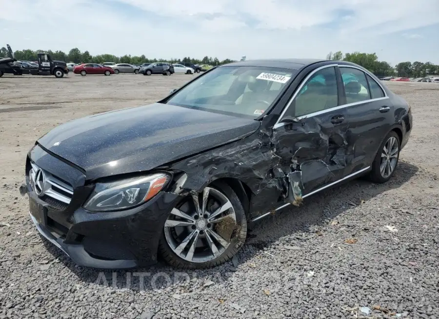 MERCEDES-BENZ C300 2015 vin 55SWF4KB1FU006820 from auto auction Copart