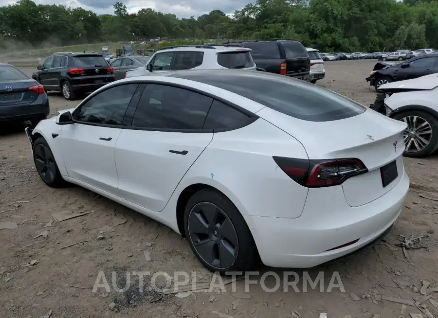 TESLA MODEL 3 2022 vin 5YJ3E1EA0NF112585 from auto auction Copart