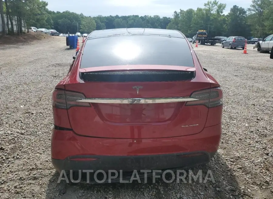 TESLA MODEL X 2020 vin 5YJXCAE28LF299927 from auto auction Copart