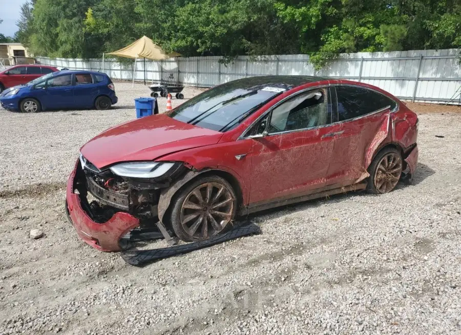 TESLA MODEL X 2020 vin 5YJXCAE28LF299927 from auto auction Copart