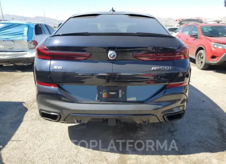 BMW X6 M50I 2023 vin 5UXCY8C04P9R08844 from auto auction Copart