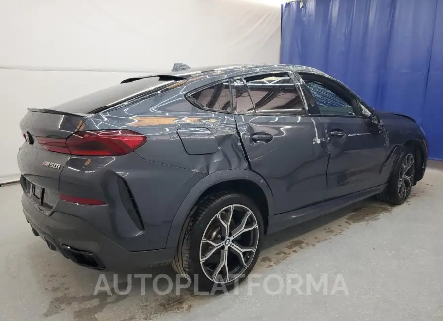 BMW X6 M50I 2021 vin 5UXCY8C09M9E15904 from auto auction Copart