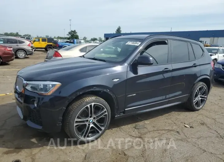 BMW X3 XDRIVE3 2016 vin 5UXWX7C54G0K36066 from auto auction Copart