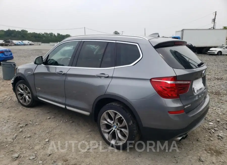 BMW X3 XDRIVE2 2017 vin 5UXWX9C51H0D97698 from auto auction Copart