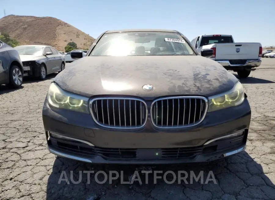 BMW 740 I 2016 vin WBA7E2C54GG504438 from auto auction Copart