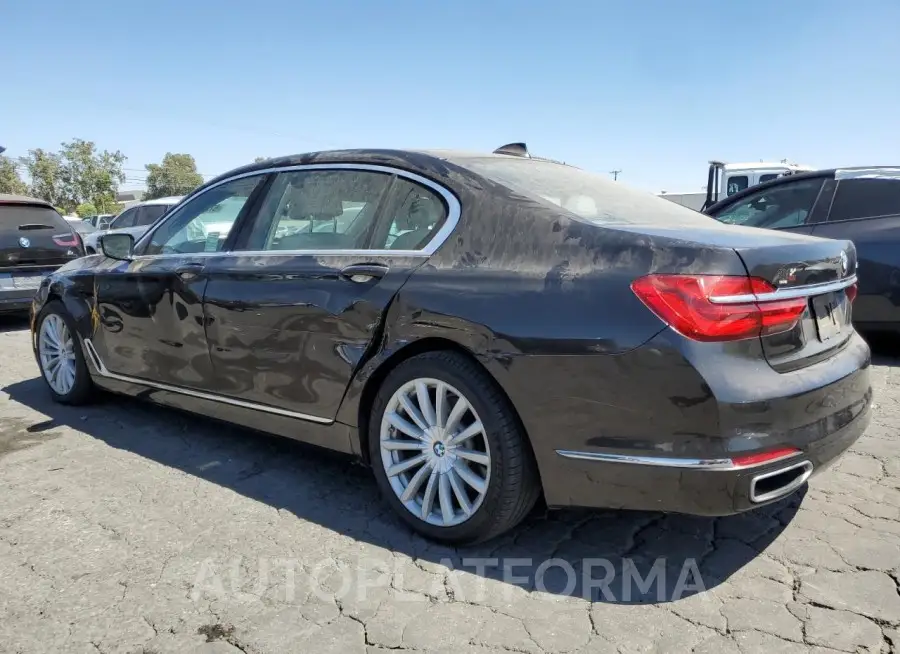 BMW 740 I 2016 vin WBA7E2C54GG504438 from auto auction Copart