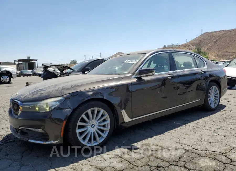 BMW 740 I 2016 vin WBA7E2C54GG504438 from auto auction Copart