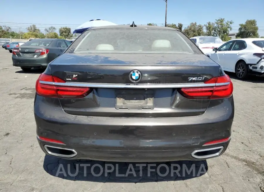 BMW 740 I 2016 vin WBA7E2C54GG504438 from auto auction Copart