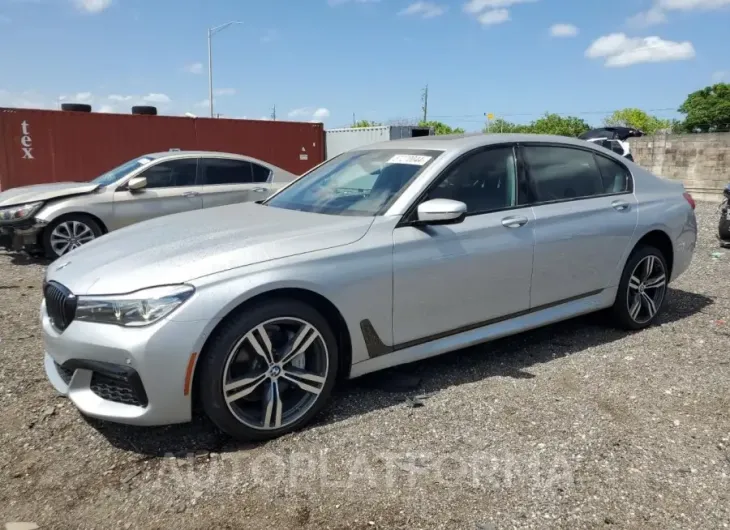 BMW 740 I 2019 vin WBA7E2C54KB218594 from auto auction Copart