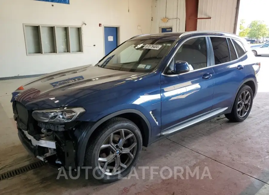 BMW X3 XDRIVE3 2022 vin WBX57DP01NN164367 from auto auction Copart