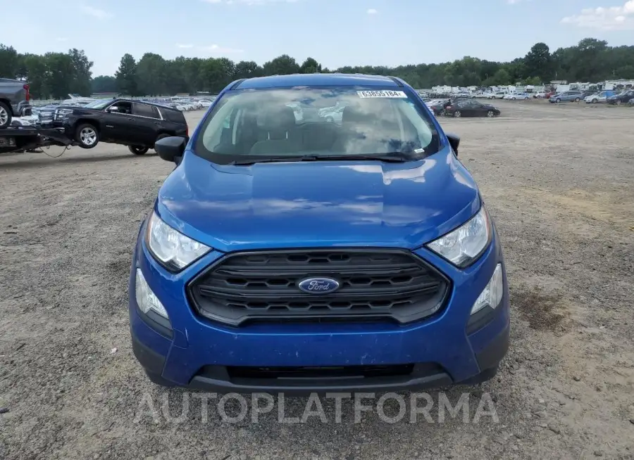 FORD ECOSPORT S 2020 vin MAJ3S2FE5LC369886 from auto auction Copart