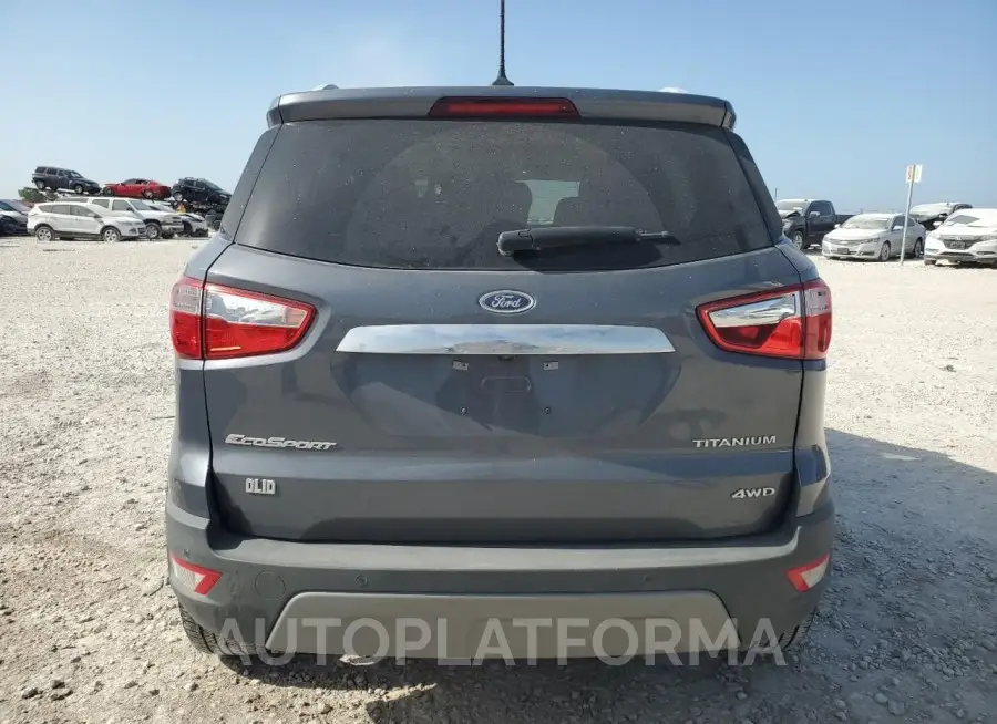 FORD ECOSPORT T 2020 vin MAJ6S3KL5LC392012 from auto auction Copart