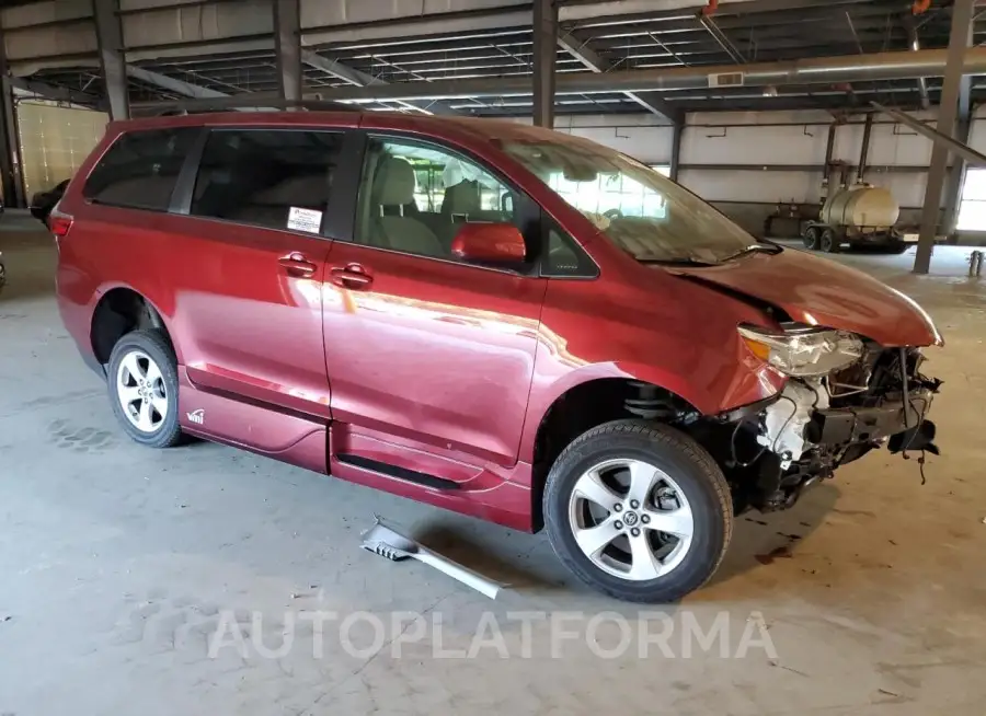 TOYOTA SIENNA LE 2020 vin 5TDKZ3DC0LS082804 from auto auction Copart