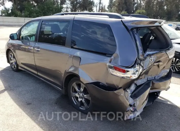 TOYOTA SIENNA SE 2017 vin 5TDXZ3DC9HS792121 from auto auction Copart