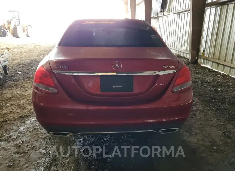 MERCEDES-BENZ C 300 4MAT 2018 vin 55SWF4KB0JU254307 from auto auction Copart