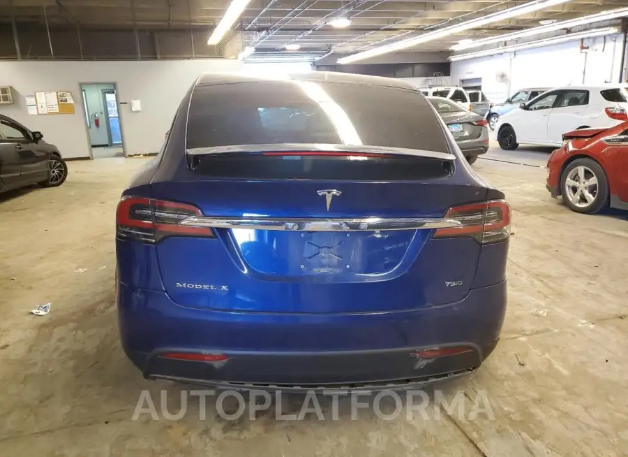 TESLA MODEL X 2018 vin 5YJXCBE21JF142646 from auto auction Copart