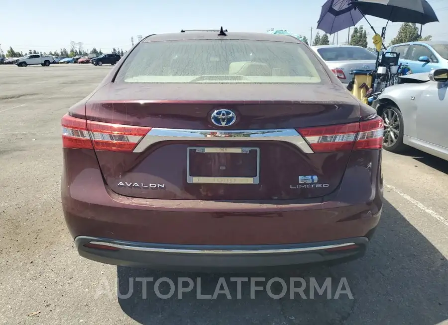 TOYOTA AVALON HYB 2015 vin 4T1BD1EB4FU045534 from auto auction Copart