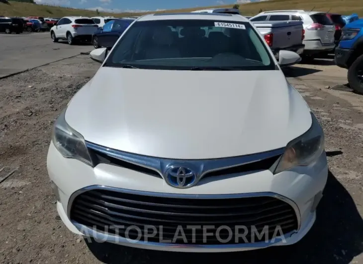 TOYOTA AVALON HYB 2016 vin 4T1BD1EBXGU048827 from auto auction Copart