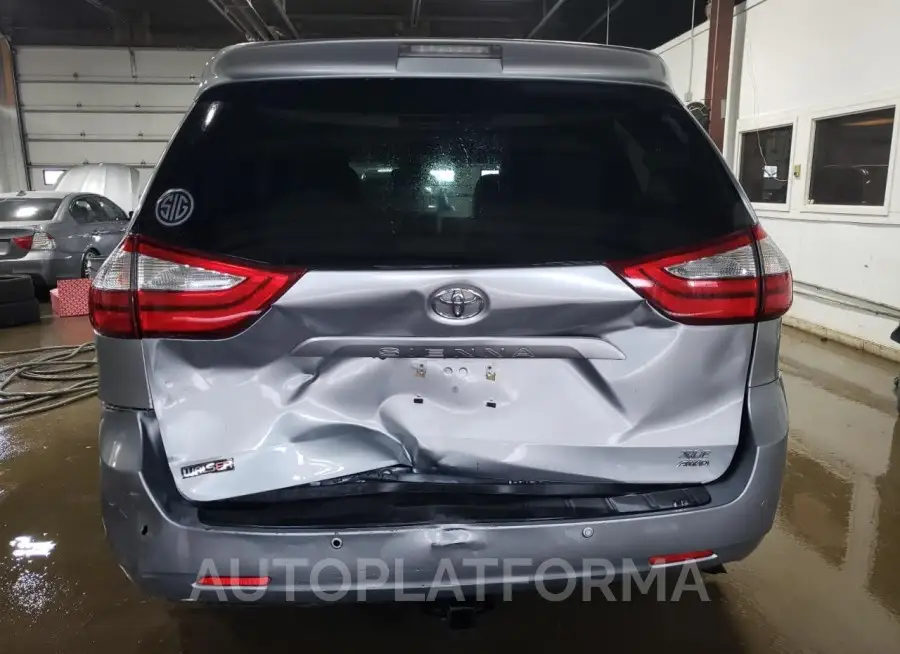 TOYOTA SIENNA XLE 2017 vin 5TDDZ3DC1HS146848 from auto auction Copart