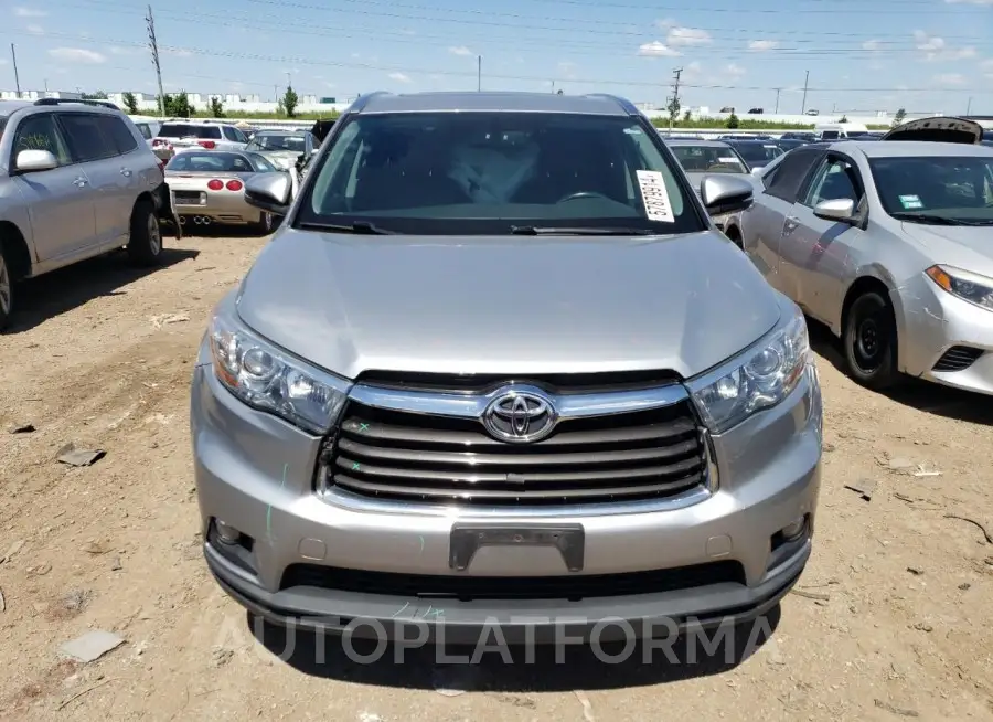 TOYOTA HIGHLANDER 2015 vin 5TDJKRFH4FS167306 from auto auction Copart