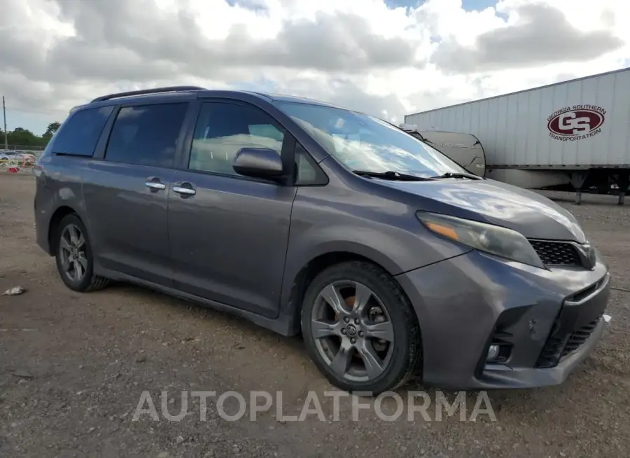 TOYOTA SIENNA SE 2018 vin 5TDXZ3DCXJS925197 from auto auction Copart