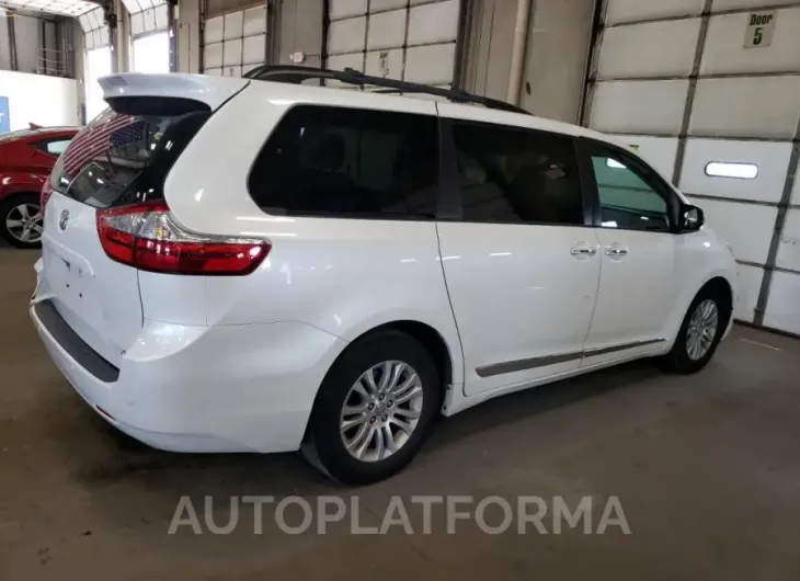 TOYOTA SIENNA XLE 2016 vin 5TDYK3DC3GS738515 from auto auction Copart