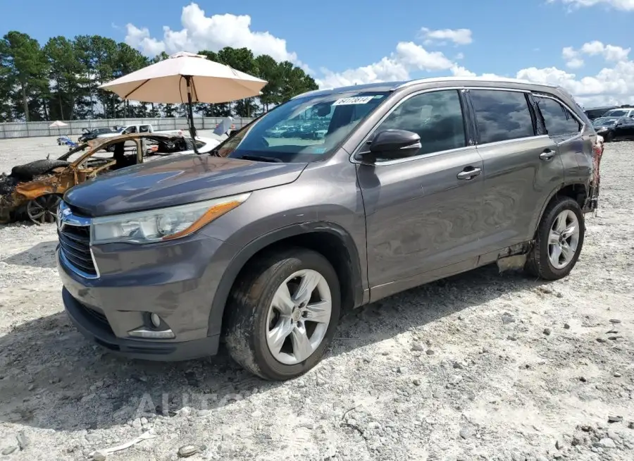 TOYOTA HIGHLANDER 2015 vin 5TDYKRFH9FS055728 from auto auction Copart